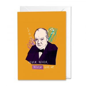 Winston Churchill greetings card